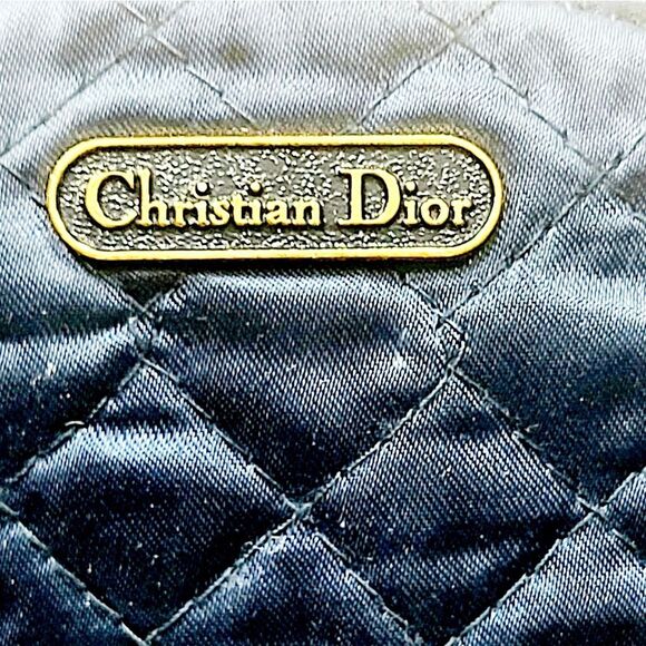 Christian Dioe Canvas Cosmetic Bag - Picture 2 of 5